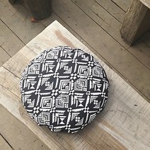 에스닉 패턴 원형 방석 커버 2color