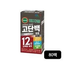 정식품 고단백두유 베지밀, 190ml, 80개