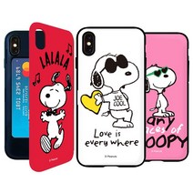 [Hidi] LG V40 (V400) / JN 스누피 매니페이스 카드범퍼케이스, 핑크 하트썬그리, 선택옵션