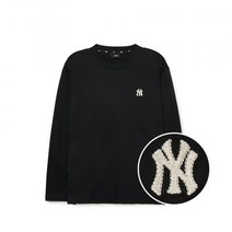 (정품)MLB 엠엘비 베이직 스로고 긴팔 티셔츠 NY (Black)