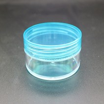 메가플라스틱 메가 100ml 크림용기 슬라임용기, 1개, 01.투명용기+아쿠아캡(100ml)