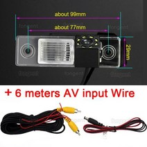 무선 후방카메라 화물차 트럭 와이파이 차량 후방 뷰 주차 카메라 모니터 쉐보레 EPICA LOVA AVEO CAPTIVA 크루즈 레이세티 HRV 스파크, 8led Rear Camera