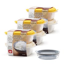 락앤락 햇쌀밥 용기 300ml 2p x 3개 / 전자렌지용기, 혼합색상