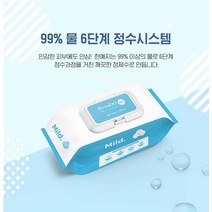 디에이치몰 한예지) 휴마일드 물티슈 생필품 다용도 휴대용 (캡형/100매)