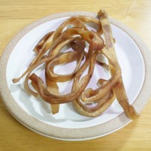 레써니 돼지귀껌 돼지귀슬라이스 천연 수제 칼슘 콜라겐 덴탈 피부 뼈건강 40G