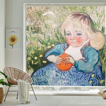 웰텍스 실사롤스크린 명화 UV프린트 출력 고흐 모네 그림 블라인드