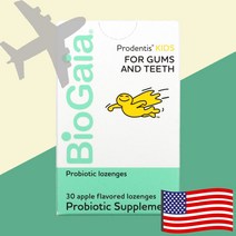 바이오가이아 프로덴티스 키즈 구강유산균 사과맛 로젠지 락토바실러스루테리 1억 30개입