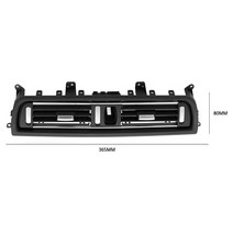 rhd 자동차 콘솔 그릴 대시보드 대시 전면 ac 에어 벤트 교체 bmw f10 518d 520d 520i 530d 535i 550i 2011-2017, 협력사, 중앙 전기도금
