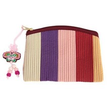 박씨상방 깜찍이 색동 신사각 동전지갑