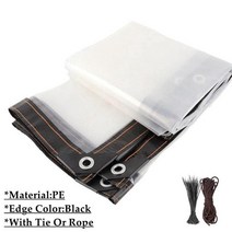 차량용 루프탑텐트 자동차 차지붕 원터치 차박 텐트 필름 투명 방수 천 정원 즙이 많은, 0.1mm 방수포, 4mx10m