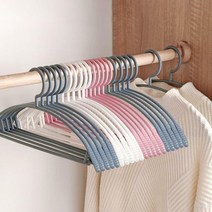 논슬립 어깨뿔방지 옷걸이 10P, 핑크 10p