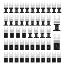 진동 공구 블레이드 LEILUO 50팩 목재 멀티툴 디월트 보쉬 밀워키 크래프트맨 록웰 핀 포터 케이블 시카고 리지드 마끼타 료비 정품보장, 50PC BI-M