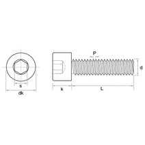 M3 M4 M5 M6 M8 304 A2 스테인레스 스틸 DIN912 육각 홀 붙이 볼트 렌치 L = 4-60mm, 23 M4x35mm(10PCS)