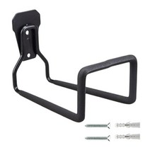 금속 물 호스 홀더 호스 보관 랙 물 호스 주최자 물 호스 걸이 차고 홈 벽걸이 형 정원을 깔끔하게 유지, 19.5x12x13.5cm, 검은 색