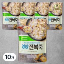 라이브잇 풀무원 영양 전복죽 450g 10개, 100개