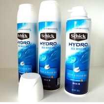 쉬크 하이드로 모이스춰라이징폼 250gx3개 쉐이빙폼 면도폼, 3개