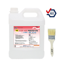 안셈 백화제거제 시멘트제거제 타일 벽돌 대리석 화강석 세척 석회제거 KSR-400 3.75L, 1개, 75l