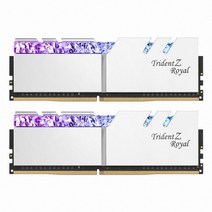 지스킬 DDR4 8G CL14 Trident Z ROYAL 데스크탑용 PC4-25600 RGB 실버 2p