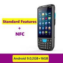 판매 안드로이드 핸드 터미널 PDA 하니웰 바코드 스캐너 1D 레이저 QR 휴대용 데이터 수집기 4G NFC, 02 Basic NFC_02 UK