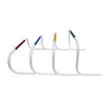 IW 미니허들 오뚝이 일반허들 학교 체육 달리기 트레이닝, 레드 8인치