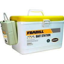 Frabill 에어레이터가 미끼 상자 | 휴대용 라이브 보관 쿨러 7.6L(8쿼트) 용량