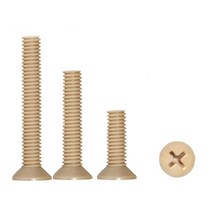1pcs M5 M6 M8 PEEK Phillips 나사 크로스 소켓 카운터 싱크 헤드 볼트 기계 nali Hydrolysis resistance, 15 M6x35mm