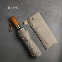 PARACHASE 큰 우산 남자 비즈니스 스타일 115cm 자동 우산 비 더블 레이어 10K Windproof 대형 골프 우산 나무