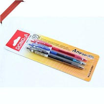 애니겔 501 볼펜세트 3색 0.5mm 동아볼펜 검은펜