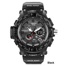 고급 중저가시계 남자 스포츠 SMAEL 브랜드 듀얼 디스플레이 남자 LED 디지털 178