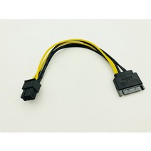컴퓨터 케이블 hdmi 20CM SATA ~ 6 핀 그래픽 카드 전원 케이블 15 PCIe Express 어댑터 광부 마이닝용 공, 01 20cm