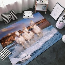 런닝머신매트 소음방지 홈짐 방음 매트 실내자전거 층간 달리기 말 3D 인쇄 바닥 매트 다중 입구 문, 05 5_02 40x60cm