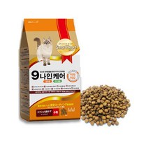 나인케어 캣 2.4kg 피부와피모 고양이 사료, 단품