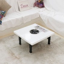 가정용 입식 부탄가스 원목 접이식 테이블 고기 가스 불판 좌식 식탁, 아카시아집성목