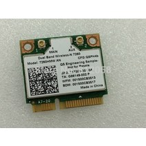 인텔 듀얼 밴드 무선-N 4.0 7260HMW 7260AN 하프 PCI-E 카드 PSP 7260-001 용 새로운 Wifi 블루투스 717381, 한개옵션0