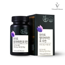 비타민하우스 파이토 멀티비타민 포우먼 1 300 MG X 60정 X 2병 망간 셀레늄 비타민D