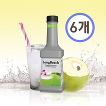 롱비치 영코코넛 퓨레 900ml (6개1박스), 단품