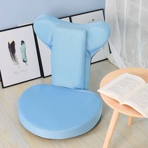 앞으로 기대는 의자 좌식 양반다리 편안한 쿠션의자, 3. 검은 색, 1개