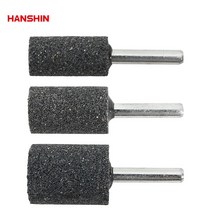 한신 추지석(A) 원통형 검정 입도 36 연마석 드릴, 19mm
