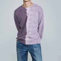 남성 투톤 가먼트다잉 루즈핏 맨투맨 티셔츠 MTM 2-COLOR