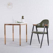 아트박스/가구느낌 비올렛목재팔걸이 체어 카페 식탁의자, 비올렛목재팔걸이-블랙