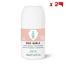 일본BCL Z&MA Refresh Roll on Deo Girls 지앤마 리프레쉬 롤온 데오 걸 50ml 2팩
