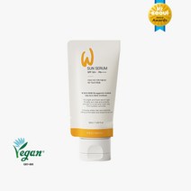 와프랩 백탁없는 저자극 자연스러운 톤업 주름개선효과 선크림추천 더블유 선 세럼 50ml, 단품, 1개