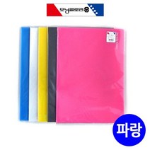 PP 라이트홀더 A4 10개 파랑 파일 낱장화일 엘홀더, 없음