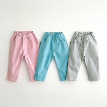 애플스마일 (바닥컷)컬러팬츠