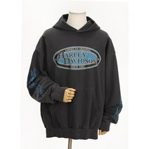 오버핏 피그먼트 다잉 빈티지 워싱 나염 남녀공용 쭈리 후드티