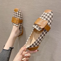 바이스타 패션 지오그 빈티지 스퀘어 플랫 여성화 RC2200