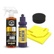 케미컬가이 메티큘러스 무광 물왁스 473ml 퀵디테일러 PPF 랩핑 관리제 피피에프 관리 타월, A-2 메티큘러스 디테일러 473ml 세트