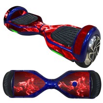 6.5 인치 Hoverboard 스티커 전기 스쿠터 자전거 Gyroscooter 스티커 두 바퀴 자기 균형 자전거 호버 보드 스티커, 보여진 바와 같이, 1개