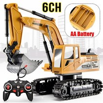 RC카 워터탱크 덤블링 포르쉐 벤츠 지프 선물2.4ghz 1:24 rc 굴삭기 6 채널 rc 엔지니어링 자동차 합금 및 플라스틱 굴삭기 6ch 및 5ch rtr for, 6ch 아