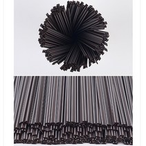 납작한 브라운 커피스트로크 1회용 커피스틱 1000P 빨대 믹싱기능 12×0.5Cm